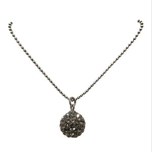 Park and Buzz Radiance Necklace, Charcoal, 10mm